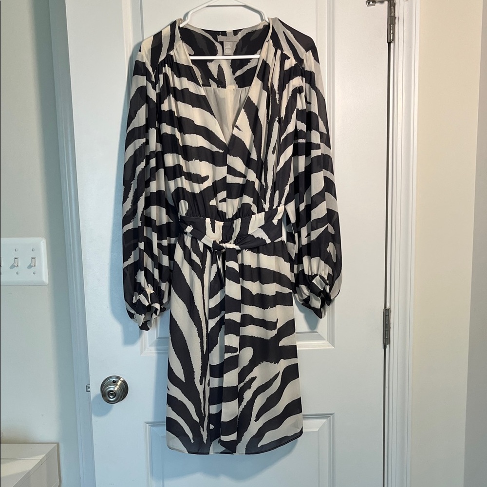 H&M - Zebra Print Wrap Dress